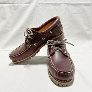 24SS 新品 Timberland ティンバーランド 3eyelet classic rug BURGUNDYデッキシューズ モカシンブーツ 27