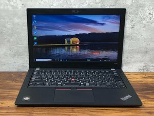 1円～ ●LENOVO ThinkPad A285 / Ryzen 5 PRO 2500U (2.00GHz) / メモリ 16GB / NVMe SSD 256GB / 12.5型 フルHD / Win10 Pro