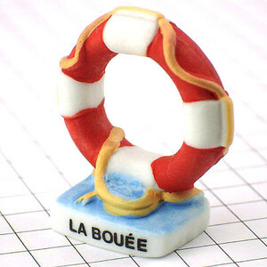 フェーブ・浮き輪ボート船◆フランス限定フェーヴ◆ガレットデロワFEVEフェブ小さな置き物