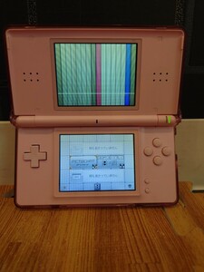 sr1234 076 訳あり品 任天堂 DS Lite ピンク 上画面故障あり ニンテンドー Nintendo ニンテンドーDS DSLite ゲーム機 現状品 中