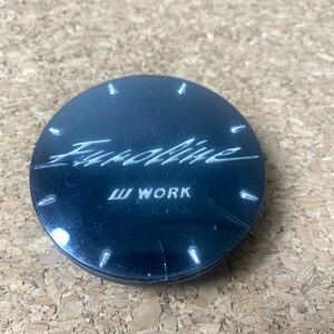 ★即決送料無料★ F0081 work ユーロライン　euroline センターキャップ バラ売り 1個 同梱可能　バラ　車　アクセサリー 部品