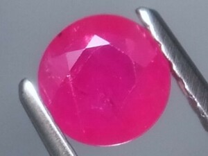 0.78ct c 新品・天然ルビーピンク系 変色効果有 ビルマ産