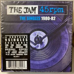 未開封新品 海外オリジナル廃盤CD BOX 限定ナンバー・エディション★THE JAM/THE SINGLES 1980-82 ザ・ジャム ポール・ウェラー
