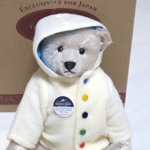 ○ シュタイフ STEIFE テディベア 長野オリンピック NAGANO TEDDY BEAR 1997-98 GREY30 限定 2500体 340/2500 ○