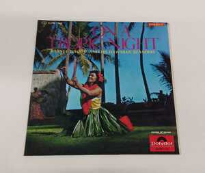 RCD-163 ON A TROPIC NIGHT BARNEY ISACS Jr. AND HIS HAWAIIAN ISLANDERS Polydor LP レコード