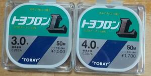 toray　釣り糸　トヨフロン3号・4号