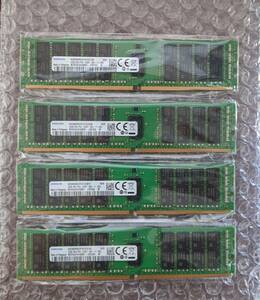 Samsung DDR4 128GB 【32GB×4枚組】 2400MHz ECC Registered サーバー用 2R×4 M393A4K40BB1-CRC