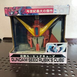 55 未開封 未使用 ガンダムSEED　立体ルービックキューブ ０２ イージスガンダム フィギュア