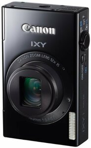 Canon デジタルカメラ IXY 1 ブラック 光学12倍ズーム Wi-Fi対応 IXY1(BK)(中古品)