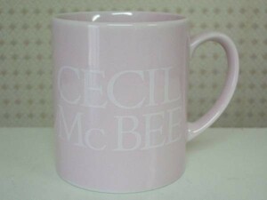 セシルマクビー CECIL McBEE ロゴ付 マグカップ◆陶器製