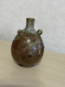 山田焼き　徳利 縁起物 酒器 工芸品 陶器製 レトロ アンティーク　定形外発送は350円　和食器　花器　花瓶