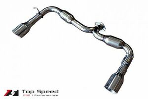 フィアット アバルト 124スパイダー用マフラー (2本テール) (USAメーカー Top Speed製) 新品送料無料