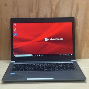 dynabook R63/M◆Core i5-8250U◆SSD256GB◆メモリ8GB◆D2Dリカバリー領域有