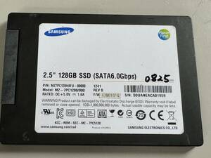 SAMSUNG SSD 128GB【動作確認済み】0825