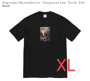 XLサイズ　Supreme Bernadette Corporation Fuck Tee Black　シュプリーム バーナデット コーポレーション ファック　Tシャツ 新品