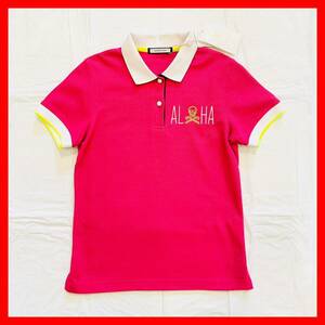 【限定】 MARK&LONA マークアンドロナ　ポロシャツ 半袖　ピンク　タグ付き