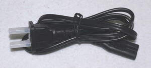 メガネタイプ　電源ケーブル　125V　7A　LY-310　ケーブル長90cm