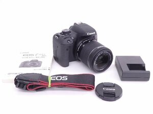 Canon/キヤノン デジタル一眼レフカメラ EOS Kiss X8i EF-S 18-55 IS STM レンズキット 説明書付 ◆ 6E01A-1