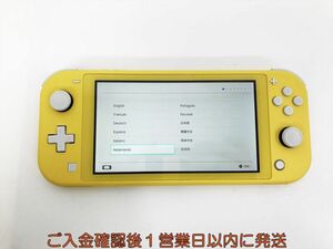 【1円】任天堂 Nintendo Switch Lite 本体 イエロー 初期化/動作確認済 ニンテンドースイッチライト J07-340kk/F3