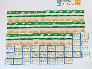 最高級 かわはぎ針 鋼 城ヶ島・しげき針 針ハゲ ハガネ 4号～6号 計66点 釣り針セット 未使用品