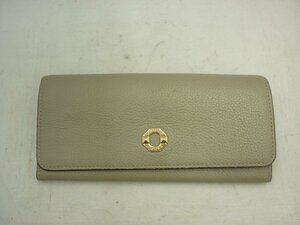 【FURLA】フルラ　二つ折り長財布　グレー　レザー　SY02-DW7