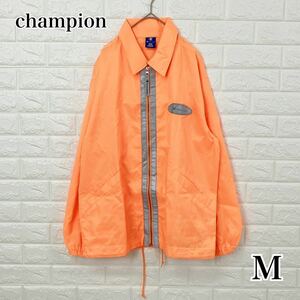 Champion PRODUCTS USA チャンピオン プロダクツ ユーエスエー ナイロンジャケット Mサイズ オレンジ 蛍光色 送料無料