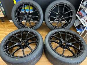 未使用・展示品！BBS RI-A NISMO ニスモ 鍛造☆100台限定品☆20インチ！10.0J/10.5J/114.3/5H+41+25 4本 新品タイヤ付 R35 GT-R