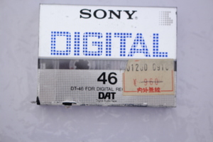 【オーディオソフト】【SONY】 DATテープ1本 未開封 DT-46 DIGITAL　AUDIO　TAPE