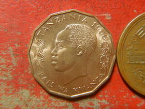 外国・タンザニア／５センチ青銅貨（1966年）　240423