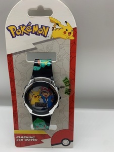 未使用品 ポケモン pokemon デジタル 腕時計 男の子 女の子 キッズ用（サトシとピカチュウ）