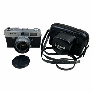 USED Canon キャノン Canonet QL17 キヤノネット フィルム カメラ シルバー ケース付属 Canon Lens SE 45mm 1:1.7 趣味 撮影 動作未確認