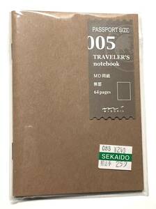 トラベラーズノート　リフィル TRAVELER’S NOTEBOOK パスポートサイズ
