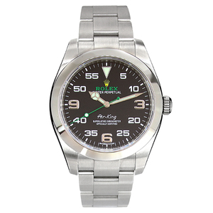 ロレックス ROLEX 腕時計 エアキング 116900 22番8桁 SS ブラック文字盤 h-e392