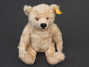 レア物 Steiff シュタイフ社 テディベア 1920年レプリカ限定 Classic Teddy Bear 1920 , blond 製造No.:000645 サイズ:25cm 管理No.7962