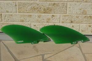 [Safiri] PF-1176 FCS2 Glass Keel Fin 新品 Green type-a