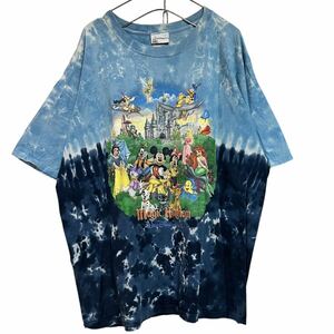 90s 希少 古着 Walt Disney World タイダイ Tシャツ