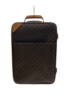 LOUIS VUITTON◆M23294/ペガス55/モノグラム・キャンバス/キャリーバッグ/PVC/BRW/LV/ロゴ