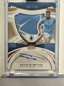 2022-23 Crown Royale Silhouettes Patch Auto KEVIN DE BRUYNE /139 MAN CITY 海外 即決