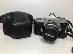 M123/Nikon フィルムカメラ Nikomat FT シルバー + NIKKOR-S Auto 50mm f/1.4