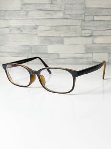 JINS Jasper Morrison OPTICAL Wellington URF-17S-280 ジンズ ウェリントン型 マットブラウンデミ 眼鏡 良品