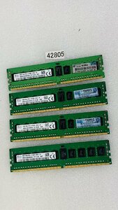 PC4-2133P 8GB 4枚 32GB Registered ECC サーバー用 デスクトップ用メモリ メモリ DDR4-17000 8GB 4枚 中古動作未確