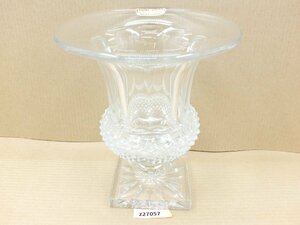 【z27057】Saint-Louis サンルイ CRISTAL FRANCE クリスタルフラワーベース 格安スタート