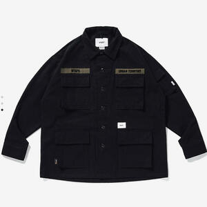 WTAPS JUNGLE LS NYCO RIPSTOP CORDURA ブラック S 新品 ダブルタップス ジャングル ジャケット JKT JACKET