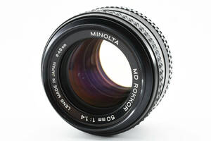 ミノルタ レンズ Minolta MD Rokkor 50mm f/1.4 MF Standard Lens 100083