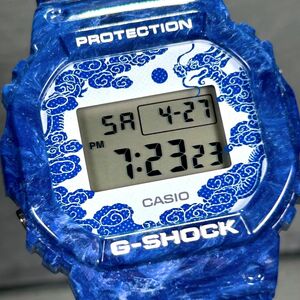 WEB限定 新品 CASIO カシオ G-SHOCK ジーショック DW-5600BWP-2JR 腕時計 クオーツ デジタル 多機能 ブルー ステンレススチール メンズ