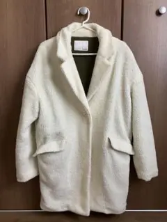 moussy ホワイト　ロングコート