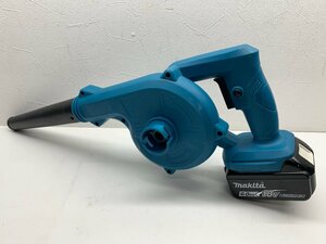 【動作確認OK】 メーカー、型番不明 充電式ブロワー 本体＋ノズル＋makita マキタ バッテリー BL1860B