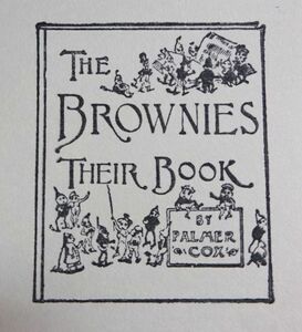 海外輸入スタンプ　　アメリカ製　　The Brownies Book 　ブラウニー　クリングスタンプ　　ラバースタンプ