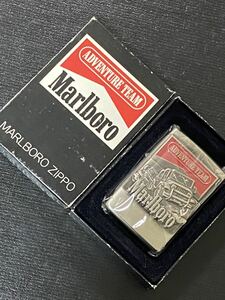 zippo Marlboro ADVENTURE TEAM 限定品 立体メタル 希少モデル ヴィンテージ 1998年製 マルボロ アドベンチャーチーム 専用ケース付き