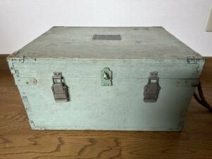 ◆音響掃海機　4型　時計装置　産研　木箱のみ　昔　古い　レトロ